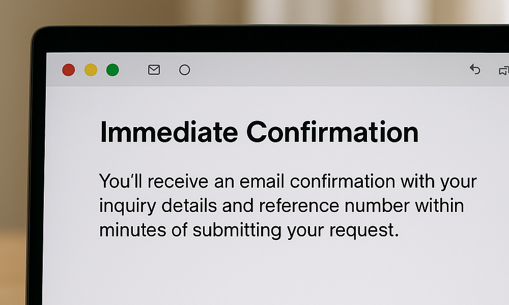 Email Confirmation