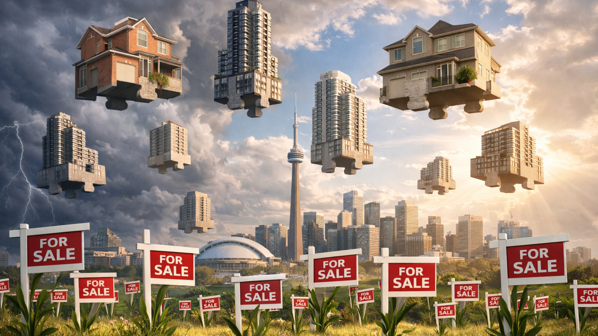 Ontario housing inventory increase visual chart