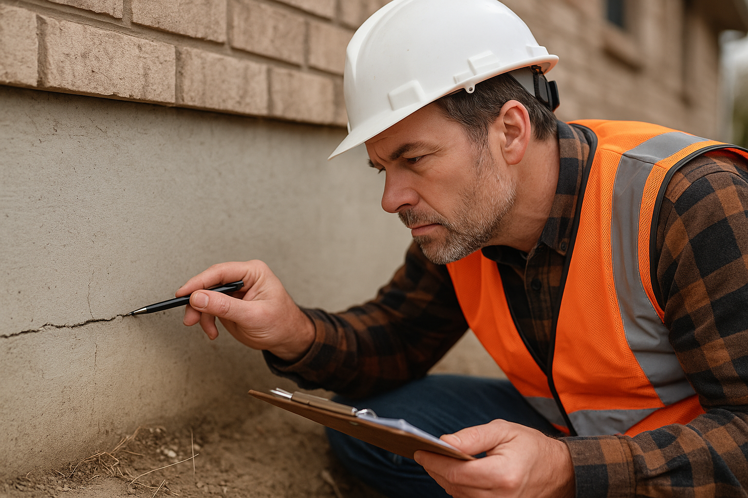 Home inspection in progress