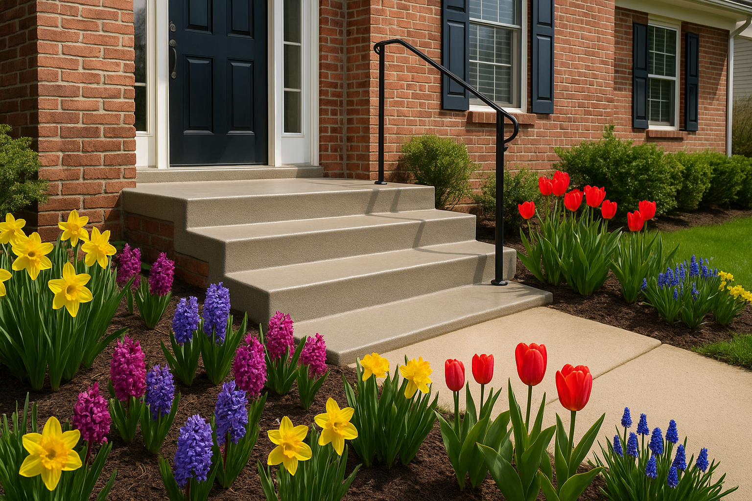Landscaping before and after
